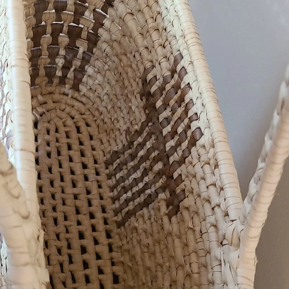 Beach Basket - Handwoven in Jamaica - Picture 4 of 8